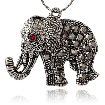 Tibetan Style Alloy Rhinestone Big Pendants ALRI-L048-29AS-1