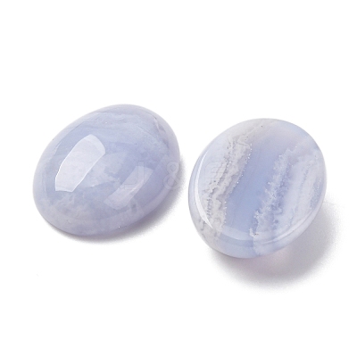 Natural Blue Lace Agate Cabochons G-I363-01F-1