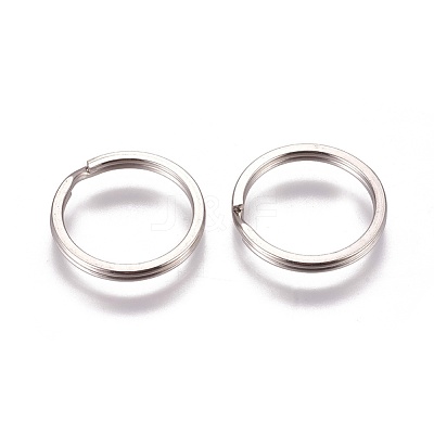 Tarnish Resistant 304 Stainless Steel Split Key Rings X-STAS-I107-24P-2x28-1