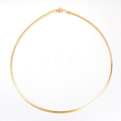 304 Stainless Steel Necklaces X-NJEW-D274-01G-1