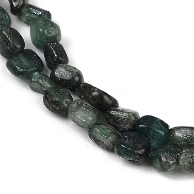 Natural Green Quartz Beads Strands G-Q060-D13-1