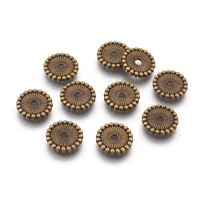 Tibetan Style Spacer Beads TIBE-47916-AB-FF-1