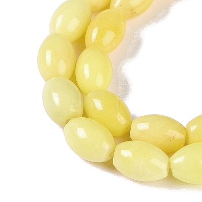 Natural Yellow Jade Beads Strands G-K362-I10-05-1