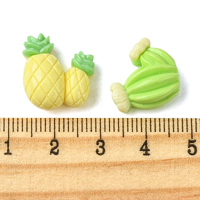 Opaque Resin Decoden Cabochons RESI-K038-05-1