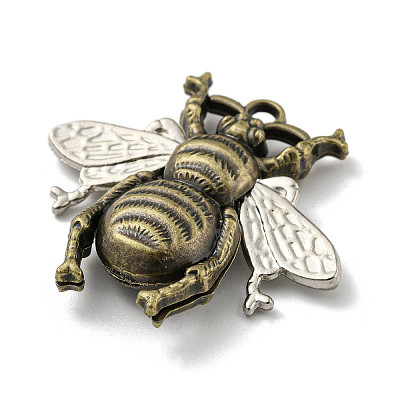 Tibetan Style Alloy Pendants PALLOY-M218-05AB-1