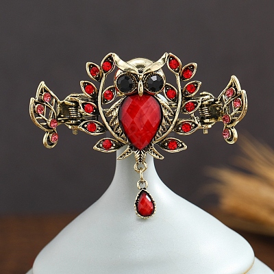 Alloy Rhinestone Claw Hair Clips PW-WG1CC66-06-1