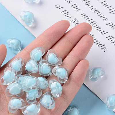 Transparent Acrylic Beads TACR-S152-08A-10-1