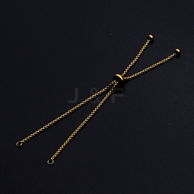 Adjustable 201 Stainless Steel Slider Bracelets Making STAS-S105-JN646-2-1