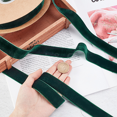 Velvet Ribbon SRIB-WH0006-18Q-1