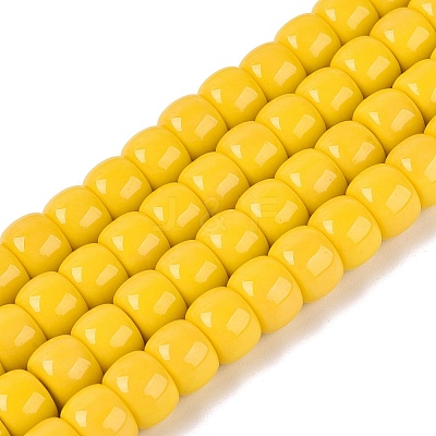 Opaque Glass Beads Strands GLAA-NH0002-B10-1