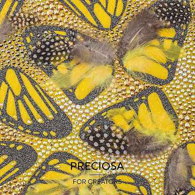 Preciosa® Crystal Hotfix Flatback Stones Y-PRC-HSS8-60010-200-1