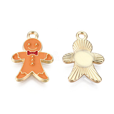 Alloy Enamel Pendants ENAM-T009-42B-1