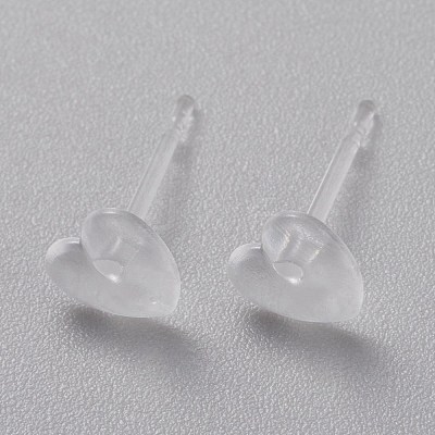 Eco-Friendly Plastic Stud Earrings EJEW-H120-03A-02-1