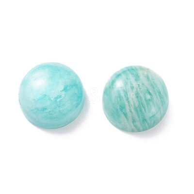 Dome/Half Round Natural Amazonite Cabochons G-O146-02D-1
