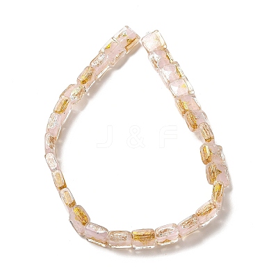 Handmade Gold Foil and Silver Foil Lampwork Beads FOIL-C001-01B-07-1