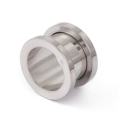 Non-Tarnish 304 Stainless Steel Ear Plugs Gauges EJEW-G317-01J-P-1
