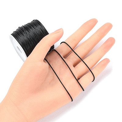 30M Nylon Satin Rattail Cords NWIR-YW0001-04-02-1