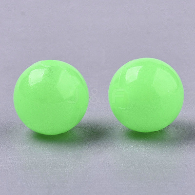 Luminous Acrylic Beads MACR-N008-25-1