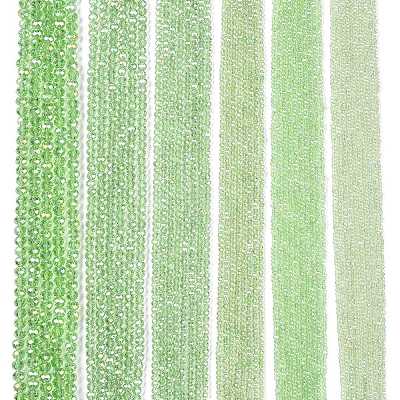 Electroplate Glass Beads Strands EGLA-A044-T8mm-B09-1