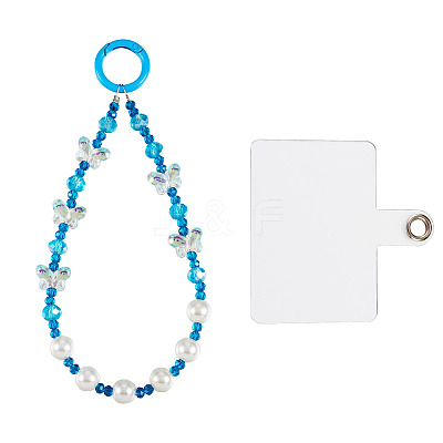 Resin Beads Mobile Straps AJEW-TAC0006-10A-1