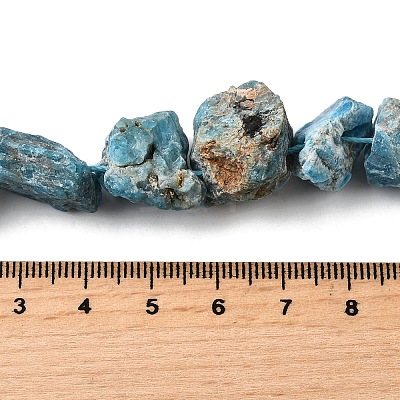 Natural Blue Apatite Beads Strands G-S386-C11-1