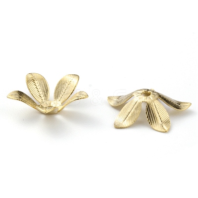 Brass Bead Caps KK-Z007-16G-1