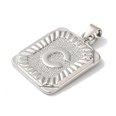 Rack Plating Brass Pendants KK-B092-42P-C-1