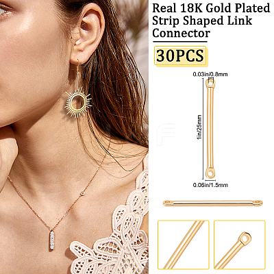 Brass Connector Charms KK-BBC0002-14-1