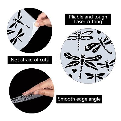 PET Plastic Drawing Painting Stencils Templates DIY-WH0286-006-1