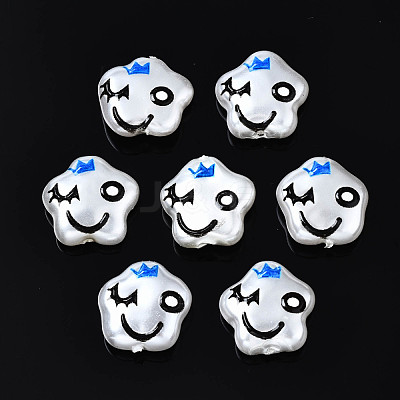 3D Printed ABS Plastic Imitation Pearl Beads KY-S168-008A-1