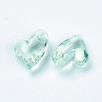 Transparent Acrylic Charms X-MACR-G055-11mm-M-1