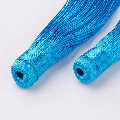 Nylon Tassels Big Pendant Decorations HJEW-G010-B04-1