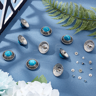 10 Sets Alloy Decorative Rivets DIY-GF0006-59-1