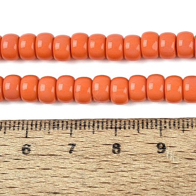 Opaque Glass Beads Strands GLAA-NH0002-B01-C05-1