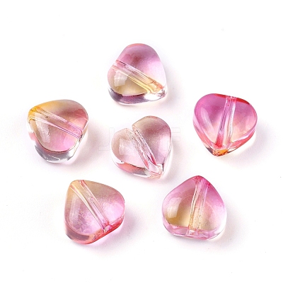 Electroplate Glass Beads EGLA-E059-F-1