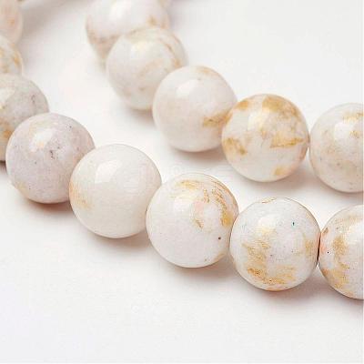 Natural Mashan Jade Beads Strands G-P232-01-F-4mm-1