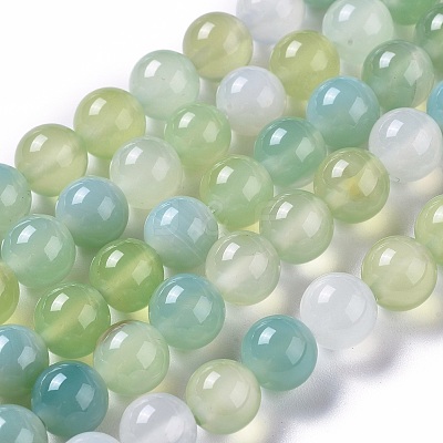 Natural Agate Beads Strands G-K300-A02-1
