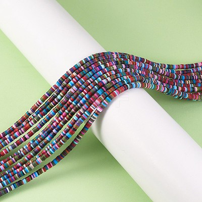 10 Strands Handmade Polymer Clay Beads Strands CLAY-SZ0001-62A-1