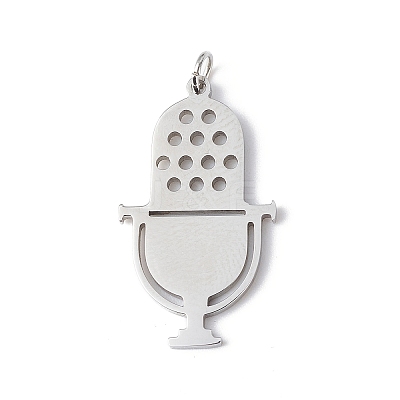 Non-Tarnish 304 Stainless Steel Pendants LS-STAS-F279-02B-1
