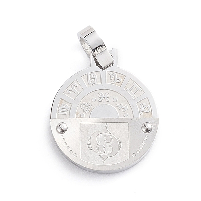 Non-Tarnish 304 Stainless Steel Pendants STAS-I143-07P-01-1