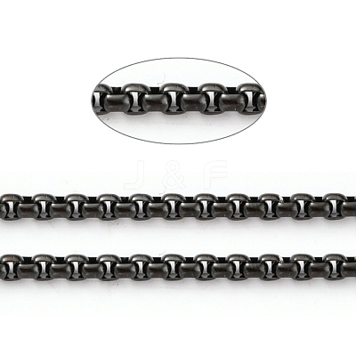 304 Stainless Steel Box Chains CHS-B001-01EB-1