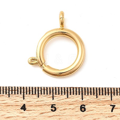 Brass Spring Ring Clasps KK-D407-20G-G-1