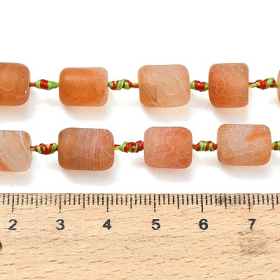 Natural Weathered Agate Beads Strands G-A321-D02-01B-1
