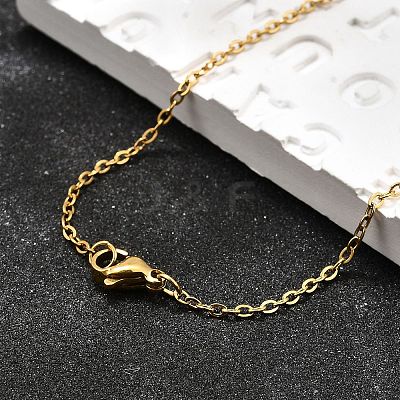 304 Stainless Steel Cable Chain Necklaces X-NJEW-E026-04G-B-1