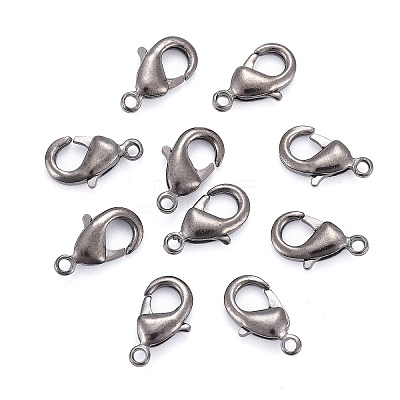 Brass Lobster Claw Clasps X-KK-902-B-1