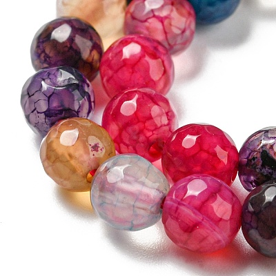 Natural Agate Beads Strands G-C082-A01-18-1
