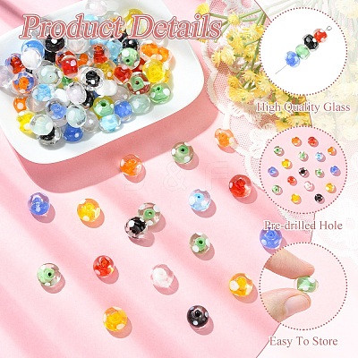 10Pcs Handmade Lampwork Beads LAMP-YW0001-96A-1