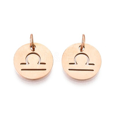304 Stainless Steel Charms STAS-Q201-T445-7R-1