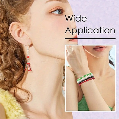 8 Strands 8 Styles Glass Bead Strands GLAA-YW0004-44A-1