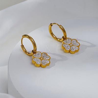 304 Stainless Steel Hoop Earrings AY4063-2-1